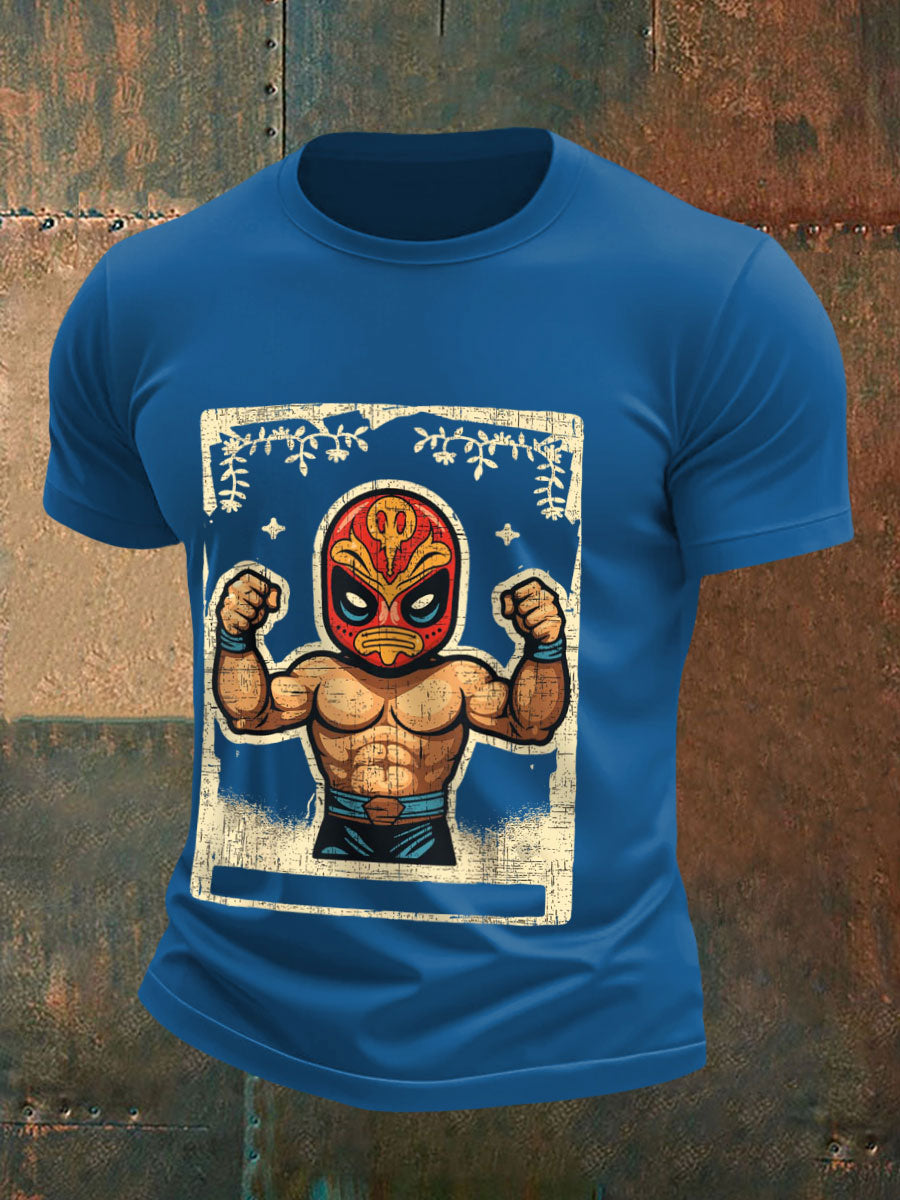 Men's Mexican Freestyle Wrestling Mask T-Shirts