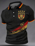 Men's German Football Fan Short Sleeves Shirt