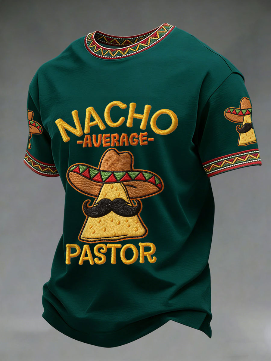 Men's 'nacho average pastor' T-shirts