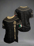 Men's Mexico Baseball Lover Print short sleeves t-shirt