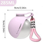 💪 SELLING FAST! 49% OFF 🐾 2-in-1 Stainless Steel Portable Dog Water Bottle & Bowl