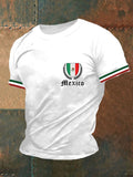 Men's Mexican Flag Print T-Shirt