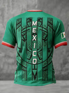 Men's Mexico Football Lover Printed T-shirt