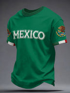 Unisex Mexico Football Lover Printed T-shirt