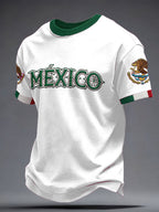 Unisex Mexico Football Lover Printed T-shirt