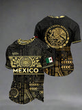 Men's Mexico Baseball Lover Print short sleeves t-shirt