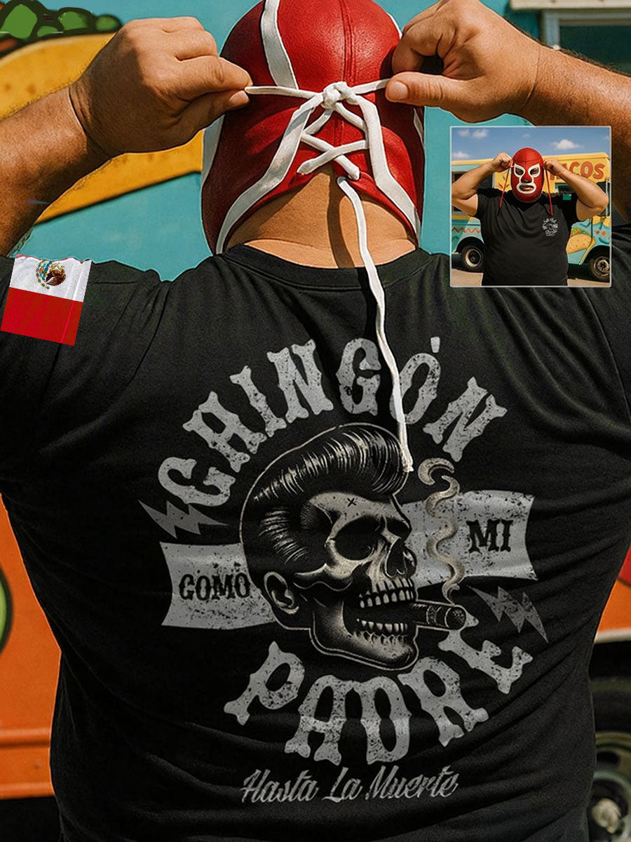 Men's Mexico Pride Football Lover Printed T-shirt