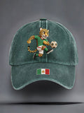 Unisex Mexico Football Lover Printed Hat